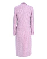 Double-breasted coat with crystals - photo 6950