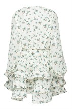 Lightweight mini dress with floral print - photo 7758