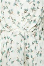 Lightweight mini dress with floral print - photo 7759