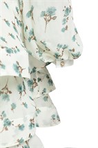 Lightweight mini dress with floral print - photo 7760