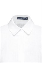 Summer mini dress with tight collar - photo 7839