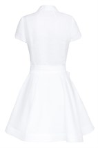 Summer mini dress with tight collar - photo 7840